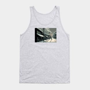 Hiroshima Streets in Winter Tank Top